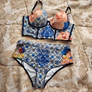 Frieda Kahlo Valentina Naja Bustier set 34 D